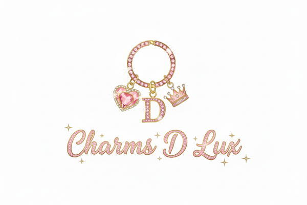 Charms D Lux Logo with D charm